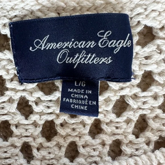 NWT America Eagle holey n sparkly Sweater - Picture 2 of 5